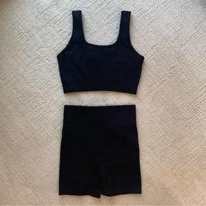 Coord Black Workout Set